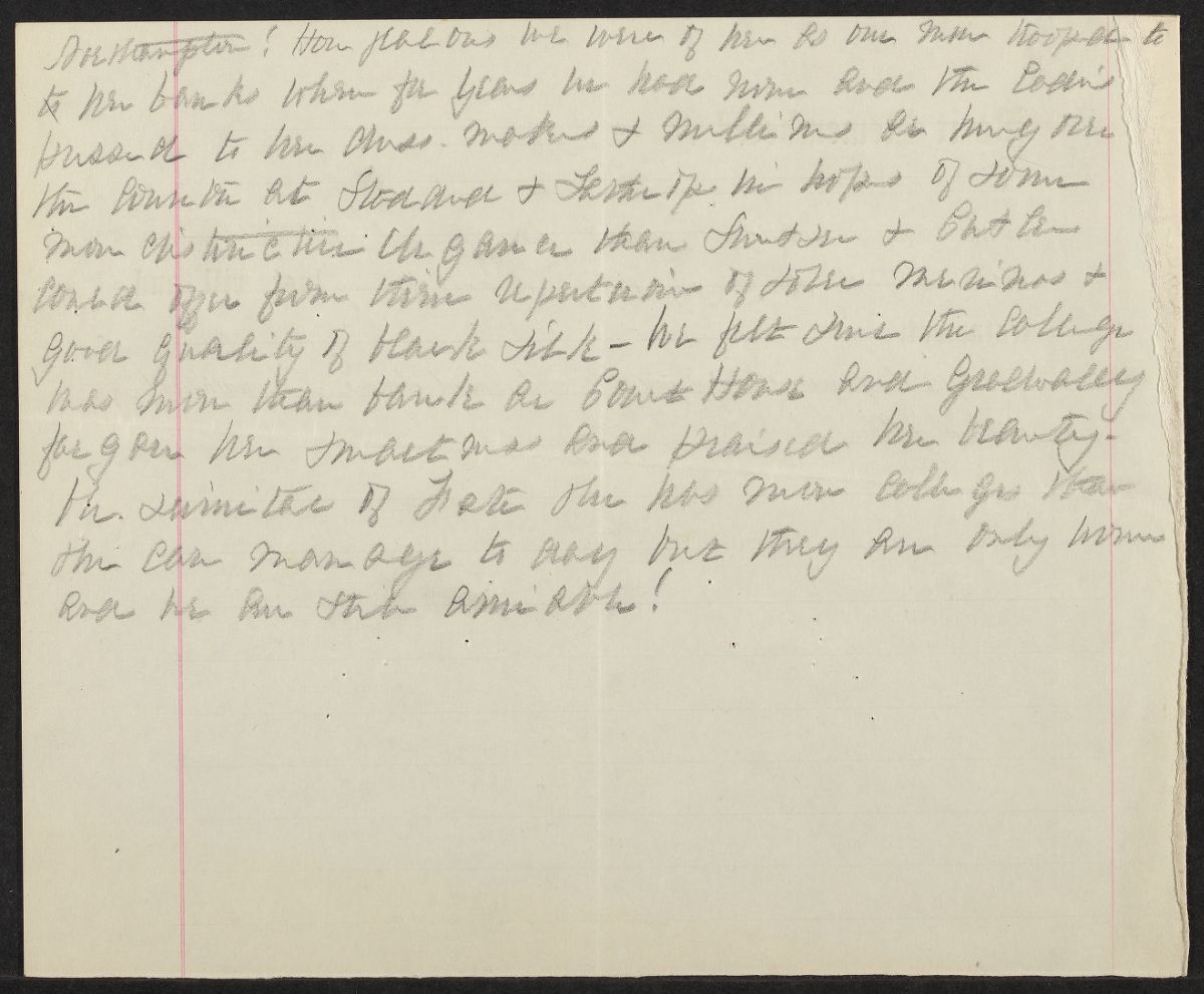 Northampton rivalryrecto Dickinson Electronic Archives